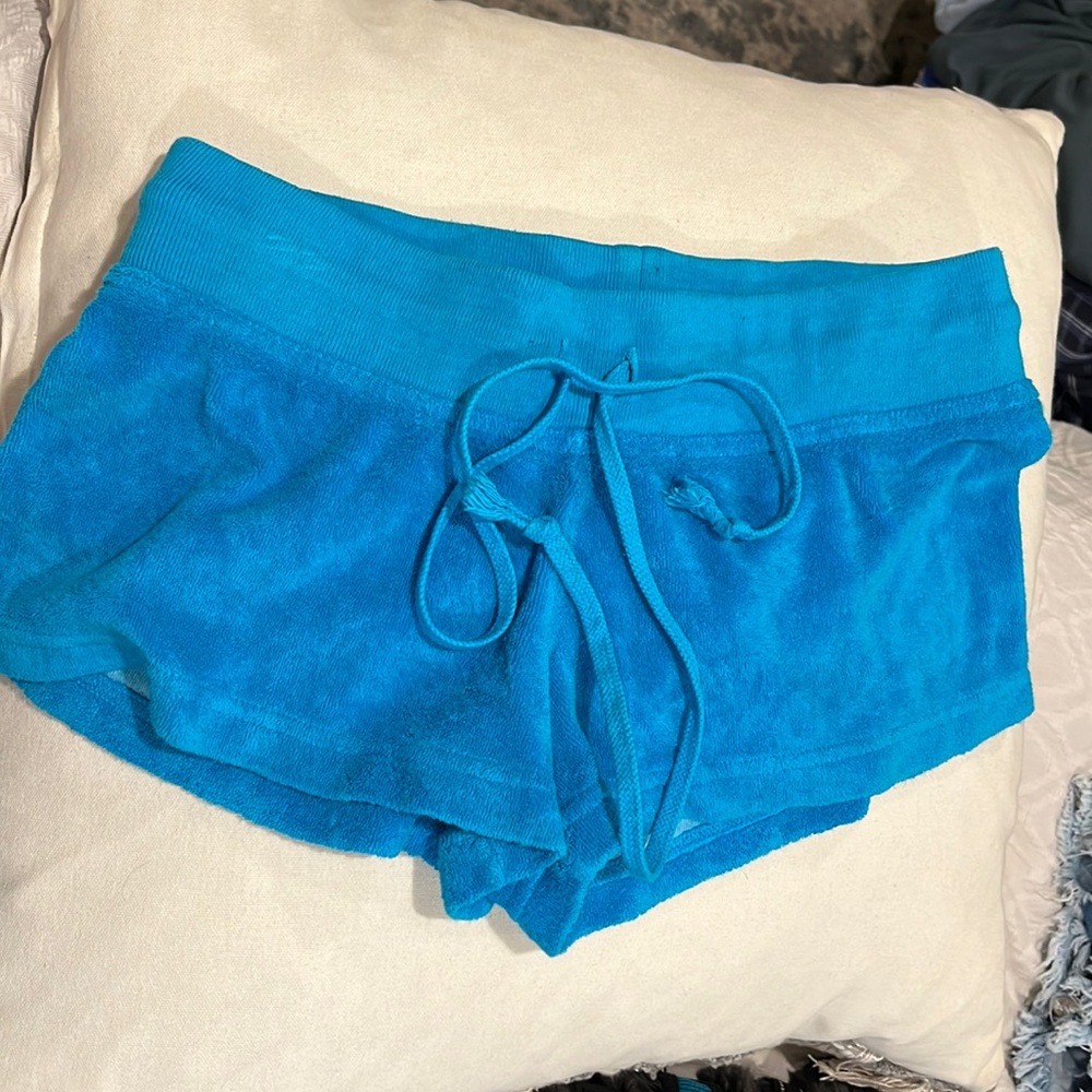 Turquoise Hard Tail Shorts